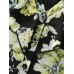 Floral Print Ruffled Edges Blouse