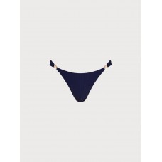 Navy Gold-Accented Bikini Bottom