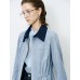 Blue Waist-Defining Vintage Trench Coat Blue Waist-Defining Vintage Trench Coat