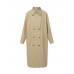 Double-Breasted Relaxed Fit Trench Coat