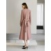 Gathered Waist Double-Breasted Trench Coat Gathered Waist Double-Breasted Trench Coat