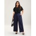 Toothpick Pleat Layered Flutter Sleeve Blouse Toothpick Pleat Layered Flutter Sleeve Blouse