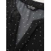 Micro Dots Charm Pleated Blouse