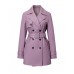 Vintage Lapel Belted Short Trench Coat
