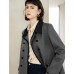 Contrast-Trim Double-Breasted Trench Coat Contrast-Trim Double-Breasted Trench Coat