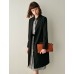 Black Longline Blazer Trench Coat