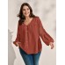Pure Cotton Sheer Lace Trim Blouse Pure Cotton Sheer Lace Trim Blouse