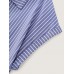 Striped Print Knotted Side Blouse