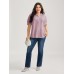 Pure Cotton Ruffled Puffy Sleeve Blouse