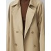 Double-Breasted Relaxed Fit Trench Coat