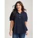 Pure Cotton Ruffled Puffy Sleeve Blouse