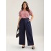 Toothpick Pleat Layered Flutter Sleeve Blouse Toothpick Pleat Layered Flutter Sleeve Blouse