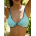 Blue Reversible X Cross Bikini Top