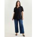 Micro Dots Charm Pleated Blouse