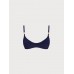 Navy Gold-Accented Bikini Top