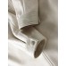 Beige PU Leather Pocket Detail Trench Coat