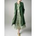 Green Belted 100% Tencel Midi Trench Coat Green Belted 100% Tencel Midi Trench Coat
