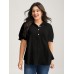 Pure Cotton Ruffled Puffy Sleeve Blouse
