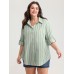 Adjustable Tab Sleeve Button-Down Shirt