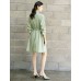 Sage Green Lyocel Trench Coat