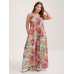 Vivid Groove Stretchy Adjustable Jumpsuit