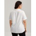 Knotted Front Asymmetrical Hem Blouse