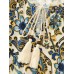 Floral Print Lace Neckline Flowy Blouse
