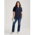 Pure Cotton Ruffled Puffy Sleeve Blouse