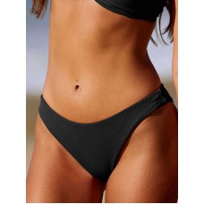 Black Low Waisted Bikini Bottom