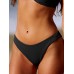 Black Low Waisted Bikini Bottom