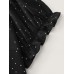 Micro Dots Charm Pleated Blouse