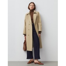 Double-Breasted Relaxed Fit Trench Coat