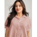 Pure Cotton Ruffled Puffy Sleeve Blouse