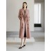 Gathered Waist Double-Breasted Trench Coat Gathered Waist Double-Breasted Trench Coat