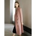 Gathered Waist Double-Breasted Trench Coat Gathered Waist Double-Breasted Trench Coat