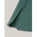 Solid Tiered Ruffles Split Hem Blouse Solid Tiered Ruffles Split Hem Blouse