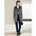 Contrast-Trim Double-Breasted Trench Coat Contrast-Trim Double-Breasted Trench Coat