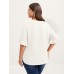 Toothpick Pleats Ruffled Sleeve Solid Blouse Toothpick Pleats Ruffled Sleeve Solid Blouse