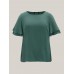 Solid Tiered Ruffles Split Hem Blouse Solid Tiered Ruffles Split Hem Blouse