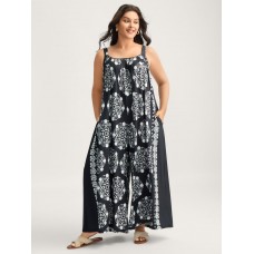 Sunkissed Stretchy Adjustable Strap Jumpsuit