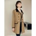 Contrast-Trim Double-Breasted Trench Coat Contrast-Trim Double-Breasted Trench Coat
