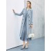Gathered Waist Double-Breasted Trench Coat Gathered Waist Double-Breasted Trench Coat