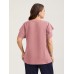 Toothpick Pleat Layered Flutter Sleeve Blouse Toothpick Pleat Layered Flutter Sleeve Blouse