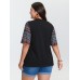 Colorful Boho Sleeve V-Neck Blouse Colorful Boho Sleeve V-Neck Blouse