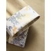 Floral Cuff Stand-Up Collar Belted Trench Coat