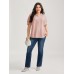 Pure Cotton Ruffled Puffy Sleeve Blouse