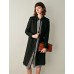 Black Longline Blazer Trench Coat