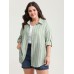 Adjustable Tab Sleeve Button-Down Shirt